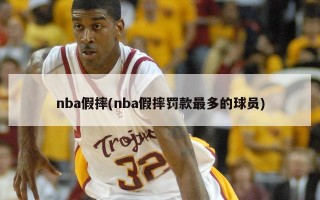 nba***摔(nba***摔罚款最多的球员)