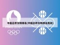 中超总积分榜排名(中超总积分榜排名历史)