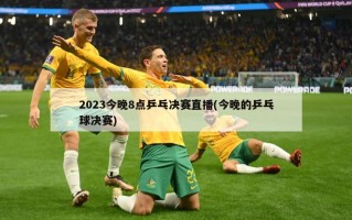 2023今晚8点乒乓决赛直播(今晚的乒乓球决赛)