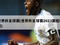 世界杯足球赛(世界杯足球赛2023赛程时间)