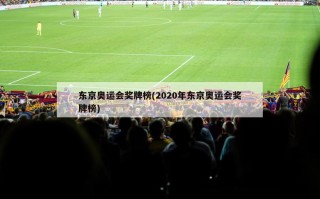 东京奥运会奖牌榜(2020年东京奥运会奖牌榜)