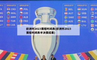 欧洲杯2023赛程时间表(欧洲杯2023赛程时间表半决赛结果)