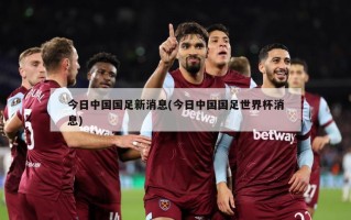 今日中国国足新消息(今日中国国足世界杯消息)