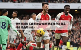 世界足球排名国家排名榜(世界足球排名国家排名榜最后一名)