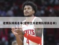 老鹰队球员名单(亚特兰大老鹰队球员名单)