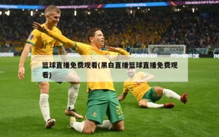 篮球直播免费观看(黑白直播篮球直播免费观看)