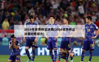 2010年世界杯总决赛(2010世界杯总决赛对阵双方)