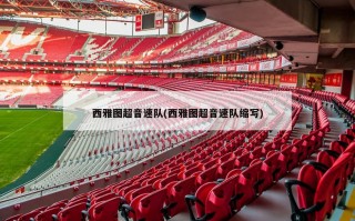 西雅图超音速队(西雅图超音速队缩写)