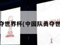 中国队勇夺世界杯(中国队勇夺世界杯台词)