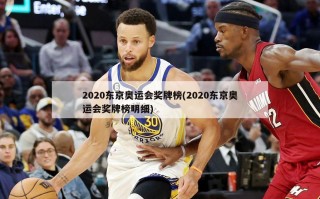 2020东京奥运会奖牌榜(2020东京奥运会奖牌榜明细)