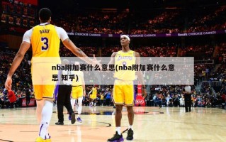 nba附加赛什么意思(nba附加赛什么意思 知乎)