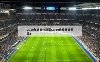 2010年世界杯冠军(2010世界杯冠军是)