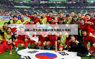 法国vs意大利(法国VS意大利比分预测)