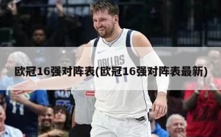 欧冠16强对阵表(欧冠16强对阵表最新)